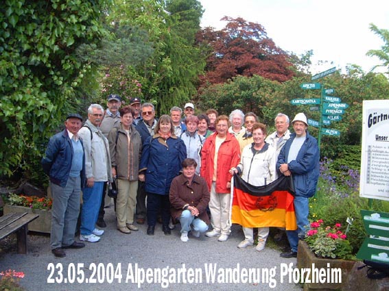 Jahresrckblick 2004: Alpengarten Wanderung in Pforzheim am 23. Mai 2004 (001)
