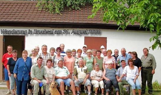 Jahresrckblick 2008: Wanderung in Bruchsal am 31. August 2008 (001)