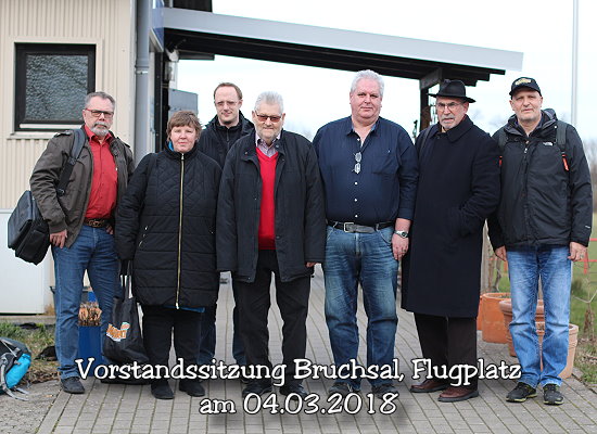Jahresrckblick 2018: Vorstandssitzung in Bruchsal, Flugplatz am 04.03.2018 (001)