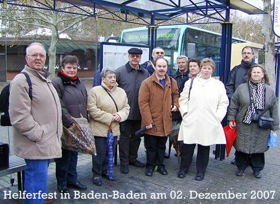 Jahresrckblick 2007: Helferfest in Baden-Baden am 2. Dezember 2007 (001)