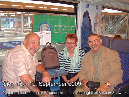 Jahresrckblick 2009: Sion 18. - 19. September 2009 20 Jahre Internationaler Freundeskreis der Zugbegleiter Sektion Schweiz (001)