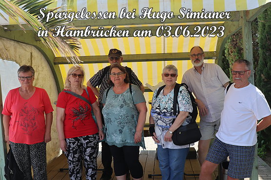 Jahresrckblick 2023: Spargelessen bei Hugo Simianer in Hambrcken am 03.06.2023 (001)